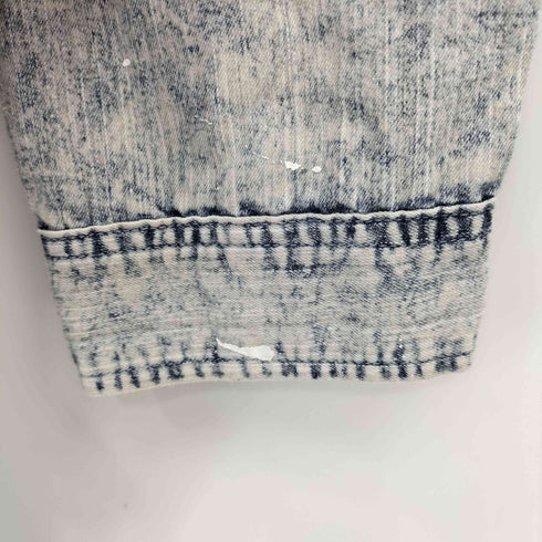 KMK KINGLY MASK ペンキ クラッシュ加工 L/S デニムシャツ メンズ FREE
