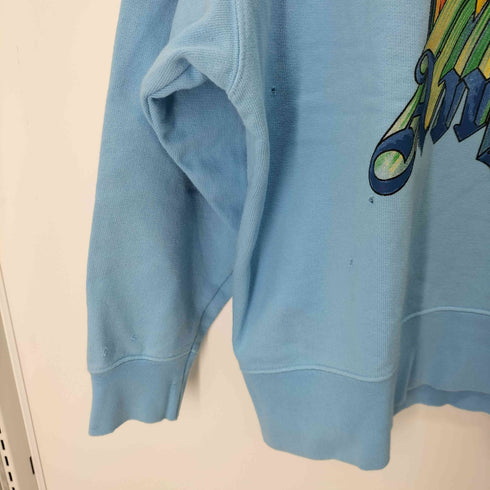 パームエンジェルス Palm Angels 23AW RAINBOW CREW Sweatshirt レインボープリント クルーネックスウェットトレーナー メンズ import:L
