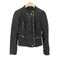 ベルシュカ BERSHKA シングルレザーライダースジャケット レディース import:S