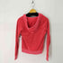 ジューシークチュール JUICY COUTURE ベロアスキッパープルオーバーパーカー レディース import:S