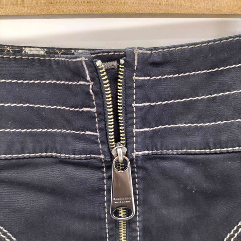 バーバリーブルーレーベル BURBERRY BLUE LABEL ジップデザインミニスカート レディース EUR:38