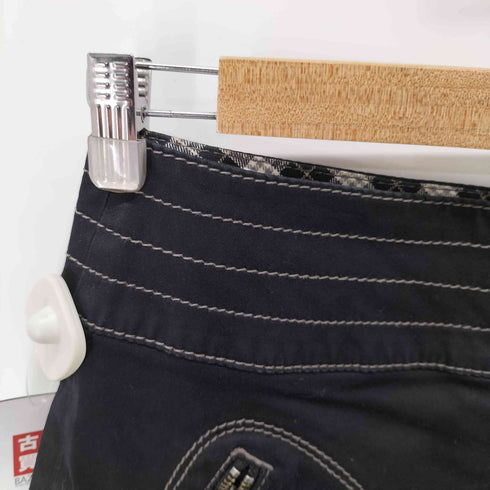 バーバリーブルーレーベル BURBERRY BLUE LABEL ジップデザインミニスカート レディース EUR:38