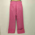 ザラ ZARA pink high waisted straight leg jeans レディース JPN:34