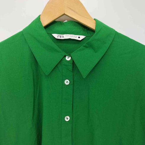ザラ ZARA ティアード ハーフボタンシャツワンピース レディース JPN:XS