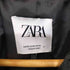 ザラ ZARA black tweed double breasted cropped blazer gold buttons ツイード クロップド テーラードジャケット レディース JPN:XS