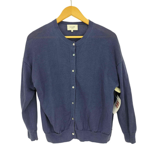 ルグラジック le glazik 19SS ラミーコットン クルーネックカーディガン レディース JPN:36