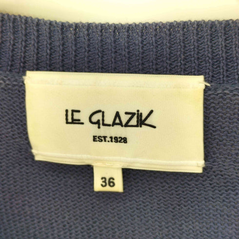 ルグラジック le glazik 19SS ラミーコットン クルーネックカーディガン レディース JPN:36