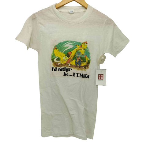 ヘルスニット Healthknit 80S i'd rather be flying クルーネック Tシャツ メンズ import:S