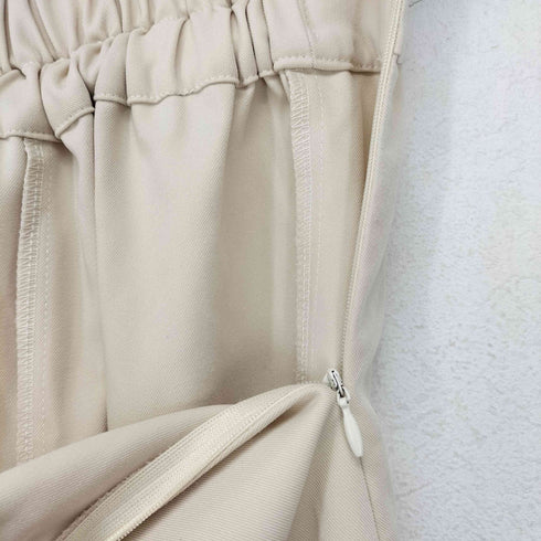 MUGUET ロングリボン スリットスカート レディース
