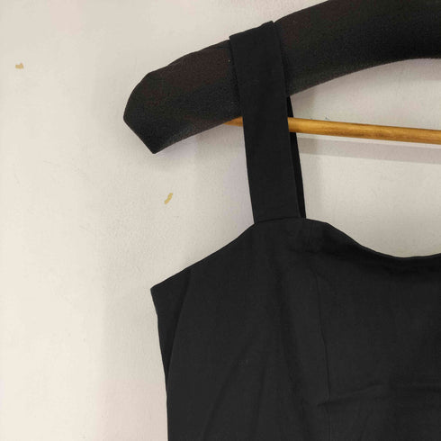 クラネ CLANE SQUARE BARE FLARE ONEPIECE レディース 0