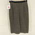 90-00s Saint Joie ナイガイ社 ウールヘリンボーン ノーカラージャケット スカート セットアップ レディース M