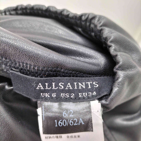 オールセインツ ALLSAINTS フェイクレザーレギンスパンツ レディース EUR:34