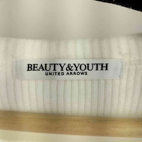 ビューティーアンドユースユナイテッドアローズ BEAUTY & YOUTH UNITED ARROWS コットンリブ ラウンドネック カットソー レディース FREE