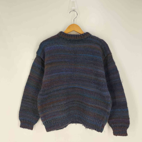 HAND MADE ボーダー シャギーニット メンズ