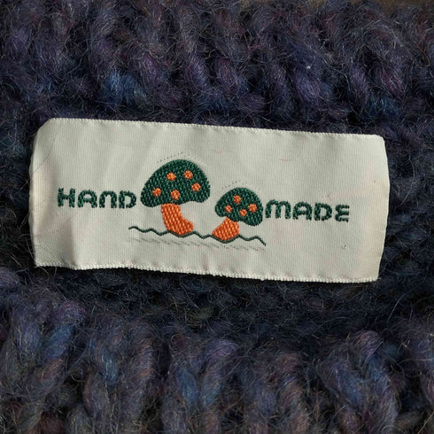HAND MADE ボーダー シャギーニット メンズ