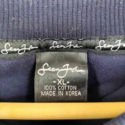 ショーンジョン Sean john 90s MADE IN KOREA 裏起毛 ドレッド立体刺繍スウェット BBOY メンズ import:XL