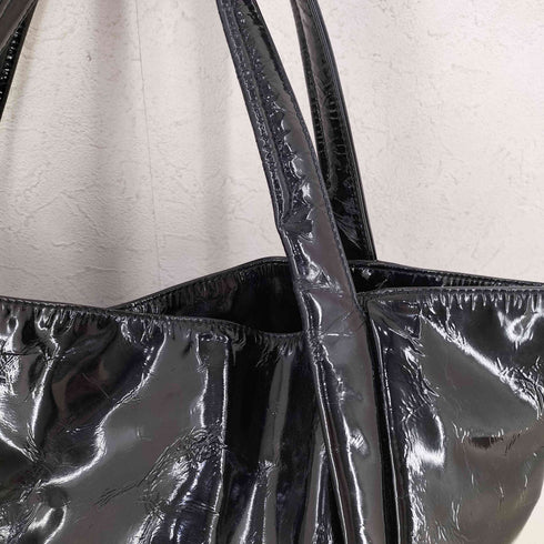 ジルサンダー JIL SANDER イタリア製 エナメル トートバッグ レディース