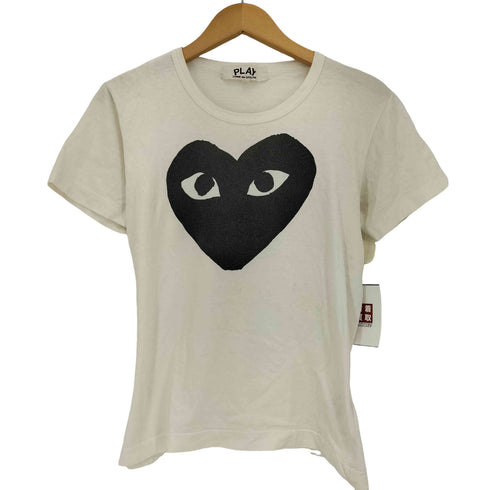 プレイコムデギャルソン PLAY COMME des GARCONS プリントTシャツ レディース JPN:L