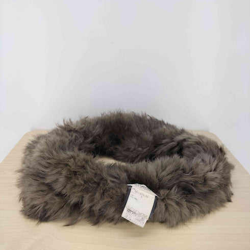 イヴサロモン YVES SALOMON ラビットファー ネックウォーマー メンズ FREE