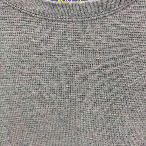 ポロラルフローレン POLO RALPH LAUREN ポニー刺繍 ワッフル地 L/SクルーネックTシャツ レディース JPN:S