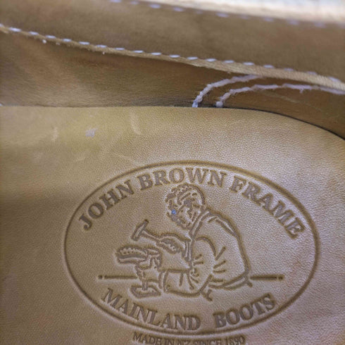 JOHN BROWN FRAME MAINLAND BOOTS ニュージーランド製 スエード チャールズオックスフォードブーツ メンズ 9