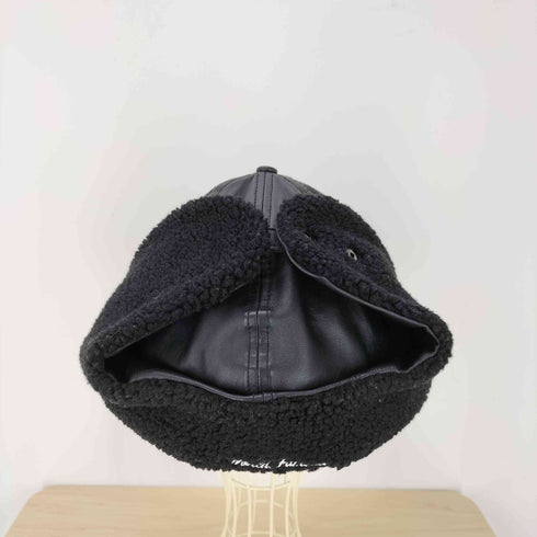 シュプリーム Supreme 22AW Leather Earflap Box Logo New Era メンズ 60.6cm