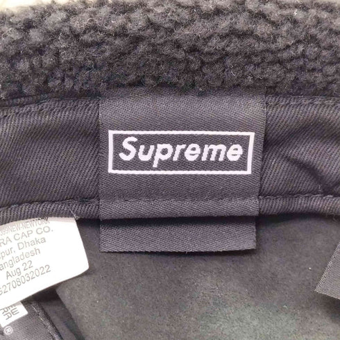 シュプリーム Supreme 22AW Leather Earflap Box Logo New Era メンズ 60.6cm