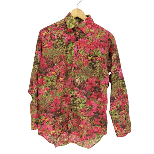 ポールスミス Paul Smith 花柄コットンシャツ メンズ import:M