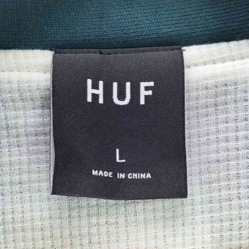ハフ HUF 24AW CARRINGTON THERMAL LINED FLEECE 裏地サーマル ジップパーカー メンズ JPN:L