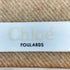 クロエ Chloe カシミヤ100 チェック柄 大判ストール レディース
