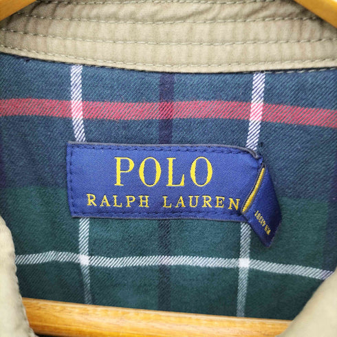 ポロラルフローレン POLO RALPH LAUREN ポニー刺繍 スウィングトップ 裏地チェック メンズ import:S