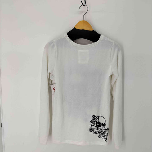 Y2K L/SクルーネックTシャツ レディース JPN:L