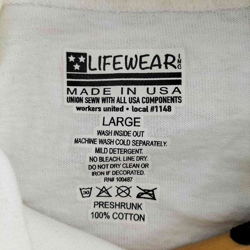 ライフウェア LIFEWEAR MADE IN USA タートルネックL/Sカットソー メンズ import:L
