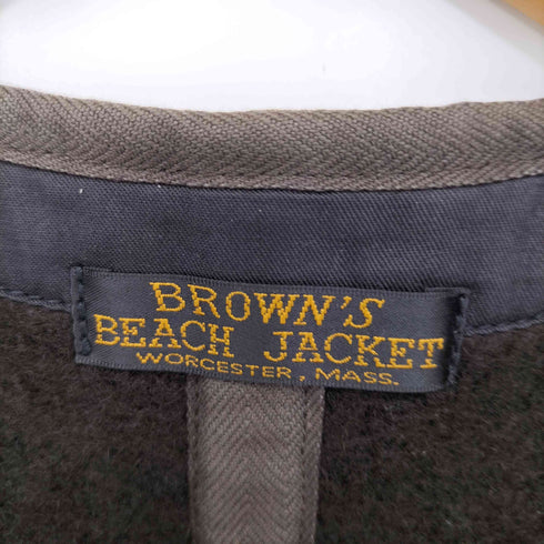 ブラウンズビーチジャケット Browns BEACH JACKET EARLY VEST ごま塩 メンズ 38
