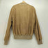 ブルネロクチネリ BRUNELLO CUCINELL カウレザー スエード 裏地カシミヤ混 ブルゾンジャケット メンズ import:L