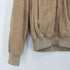 ブルネロクチネリ BRUNELLO CUCINELL カウレザー スエード 裏地カシミヤ混 ブルゾンジャケット メンズ import:L