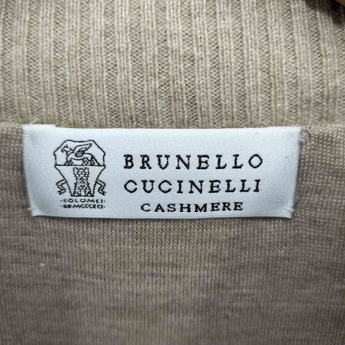 ブルネロクチネリ BRUNELLO CUCINELL カウレザー スエード 裏地カシミヤ混 ブルゾンジャケット メンズ import:L