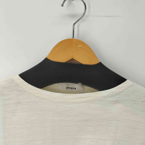 アルヴァナ alvana L/S コットンクルーネックトップス レディース JPN:0