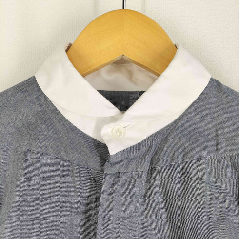 ズッカ ZUCCa 丸襟 比翼 オーバーサイズシャツ レディース JPN:M