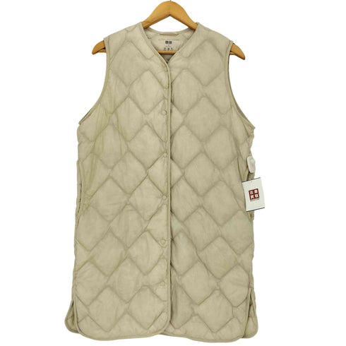 ユニクロ UNIQLO 22AW ウルトラライトダウンロングベスト レディース JPN:M