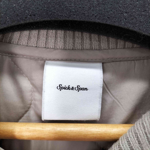 スピックアンドスパン Spick and Span Peキルティングブルゾン レディース