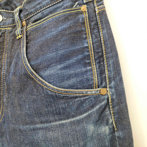 リーバイスレッド Levis RED 00S 2006 Guy's Low Crotch Cinch シンチバック ボタンフライデニムパンツ Y2K セルビッチ 赤耳 メンズ 32