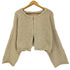 ヒナリ hinari 23AW シャギーショートカーディガン レディース FREE