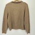 ザラ ZARA ウール混 キャメル混 ロングスリーブニットポロシャツ レディース import:L