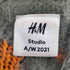 エイチアンドエム H&M STUDIO A/W2021 総柄Vネックニット メンズ XS
