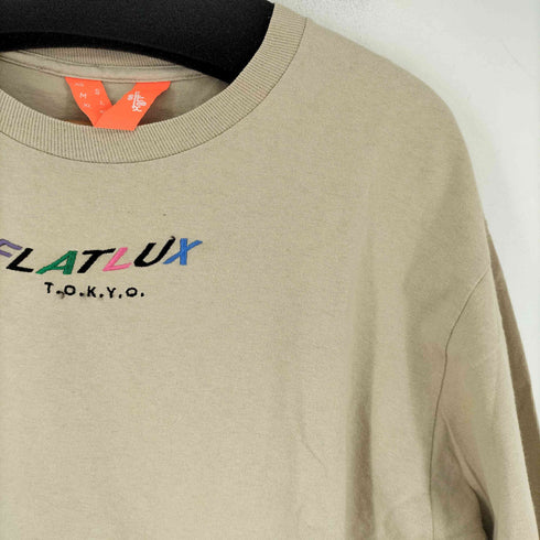 フラットラックス FLATLUX 刺繍クルーネックTシャツ メンズ