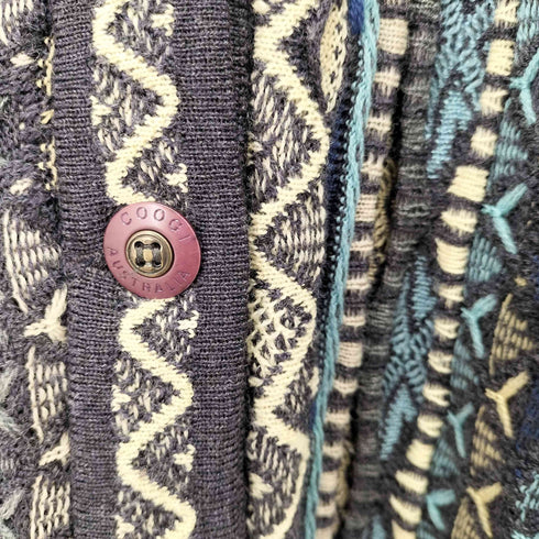 クージー COOGI 3Dニットカーディガン メンズ SS