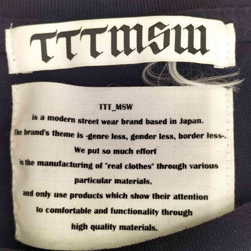 ティーモダンストリートウエア TTT_MSW ポケット Tシャツ メンズ