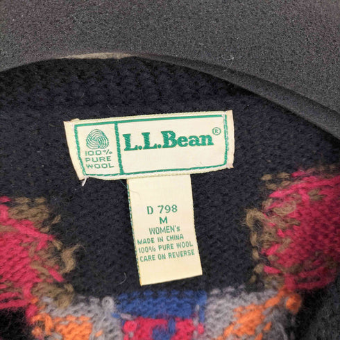 エルエルビーン L.L.Bean 80s ウール コンチョボタンカーディガン レディース