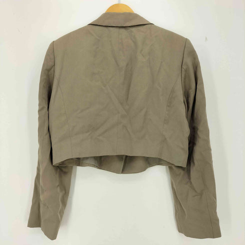 ザラ ZARA クロップド丈 ブレザー ショート ジャケット レディース import:L